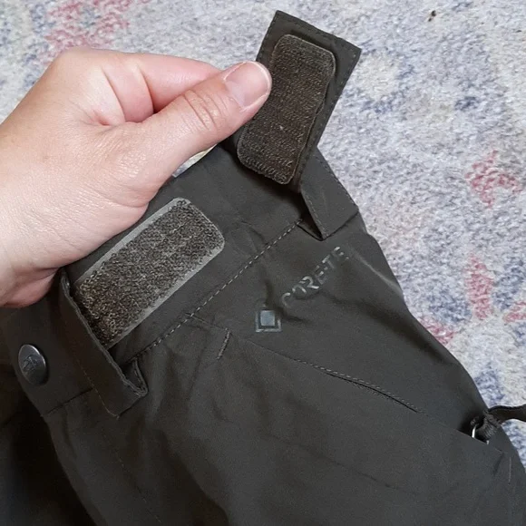 Girls Green The North Face ski pants size xs/tp with EZ grow feature - Picture 3 of 9